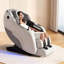 Fauteuil de massage électrique gris multifonctionnel ergonomique