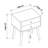 Aryauna 20 " W Solid Wood Nightstand