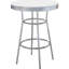 Barre ronde blanche Midge