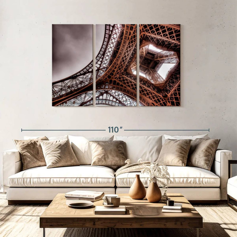 Eiffel Tower Latticework, 48" H x 74" W