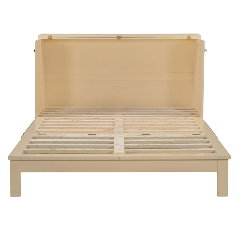 Grand lit escamotable avec grands tiroirs, Gold, Grand lit