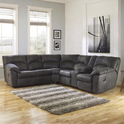 Canapé modulaire symétrique inclinable de 187 po Smedley