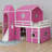Messerly Kids Bunk Bed with Slide Tent and Tower-1866158985-1866158986