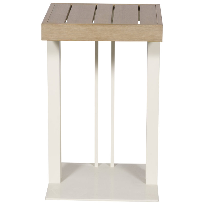 Table d'appoint d'extérieur rectangulaire L 14 po x l 14 po Montecito