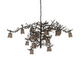 66" Wide Pine Branch Valley View 18 Light Chandelier