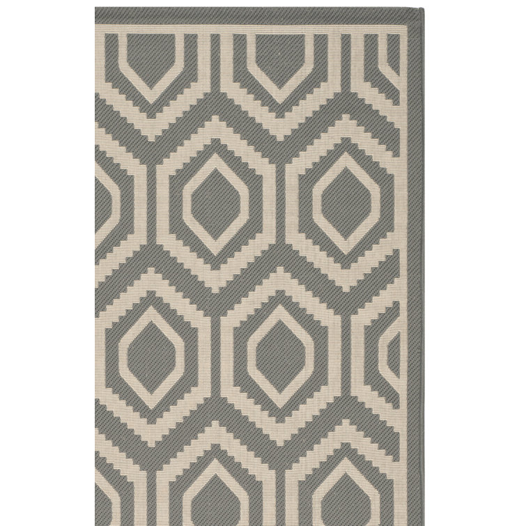 Deedrick Performance Geometric Indoor/Outdoor Area Rug