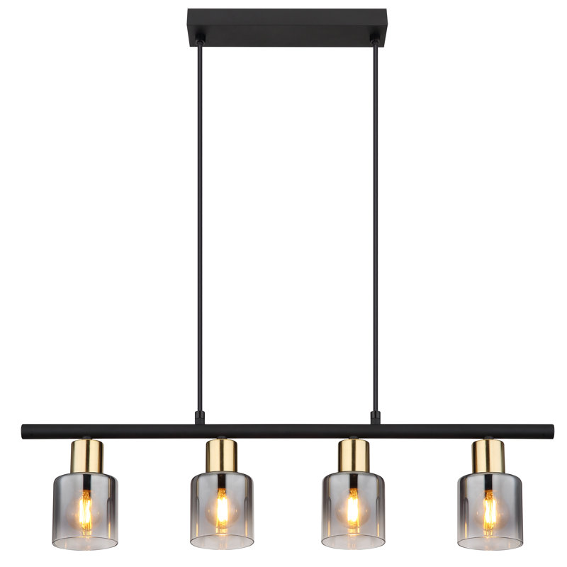 4 - Light Matte Black Pendant