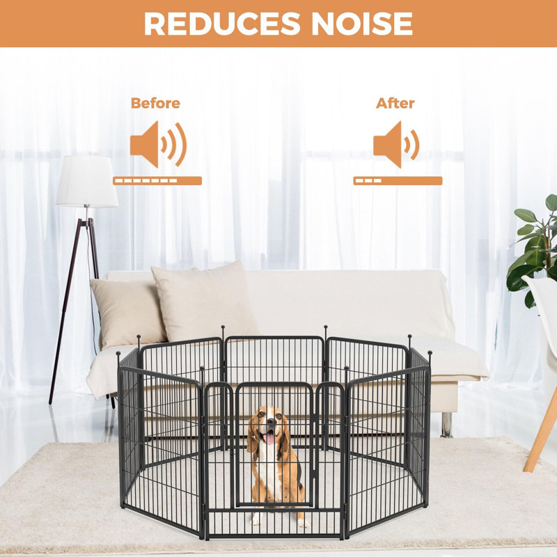 Tubes de silencieux 32 pièces, seulement pour les parcs pour animaux de compagnie, Orange