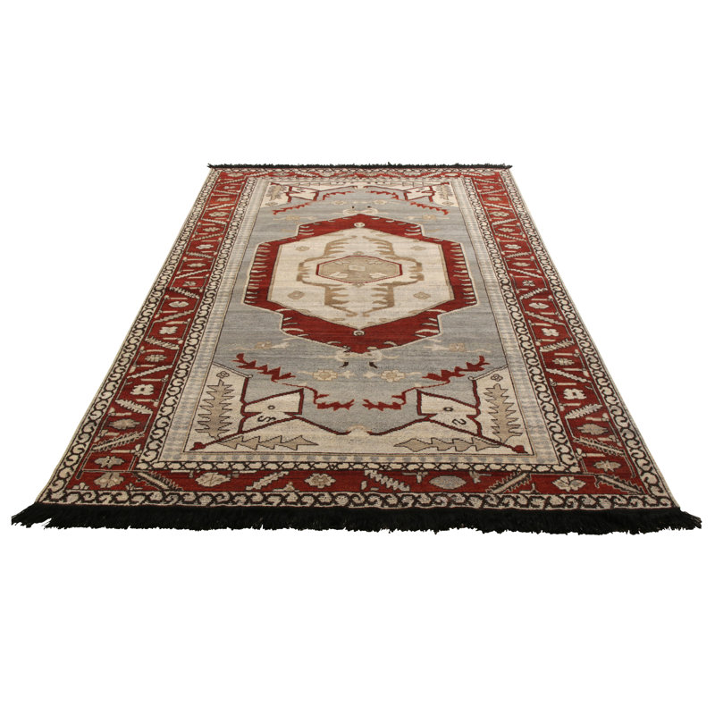 One-of-a-Kind Rectangle 6'5" X 9'1" Hand Knotted Area Rug