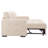 95" W Linen L-Shaped Sleeper Sectional with Storage-1516826674