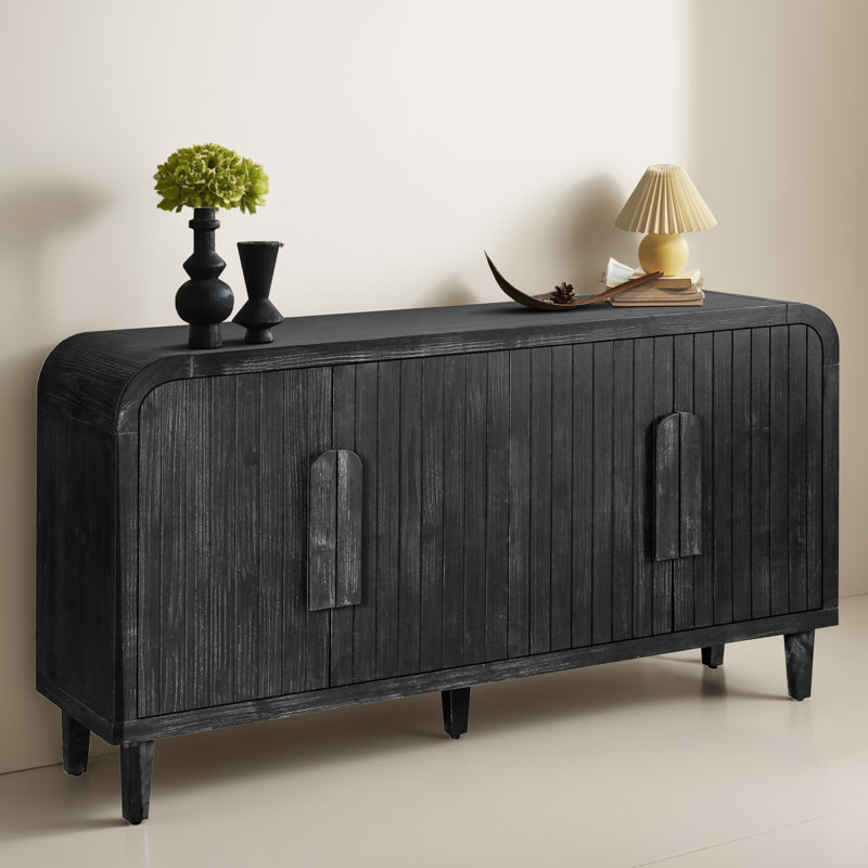Springport 59.04'' Console Table, Antique Black