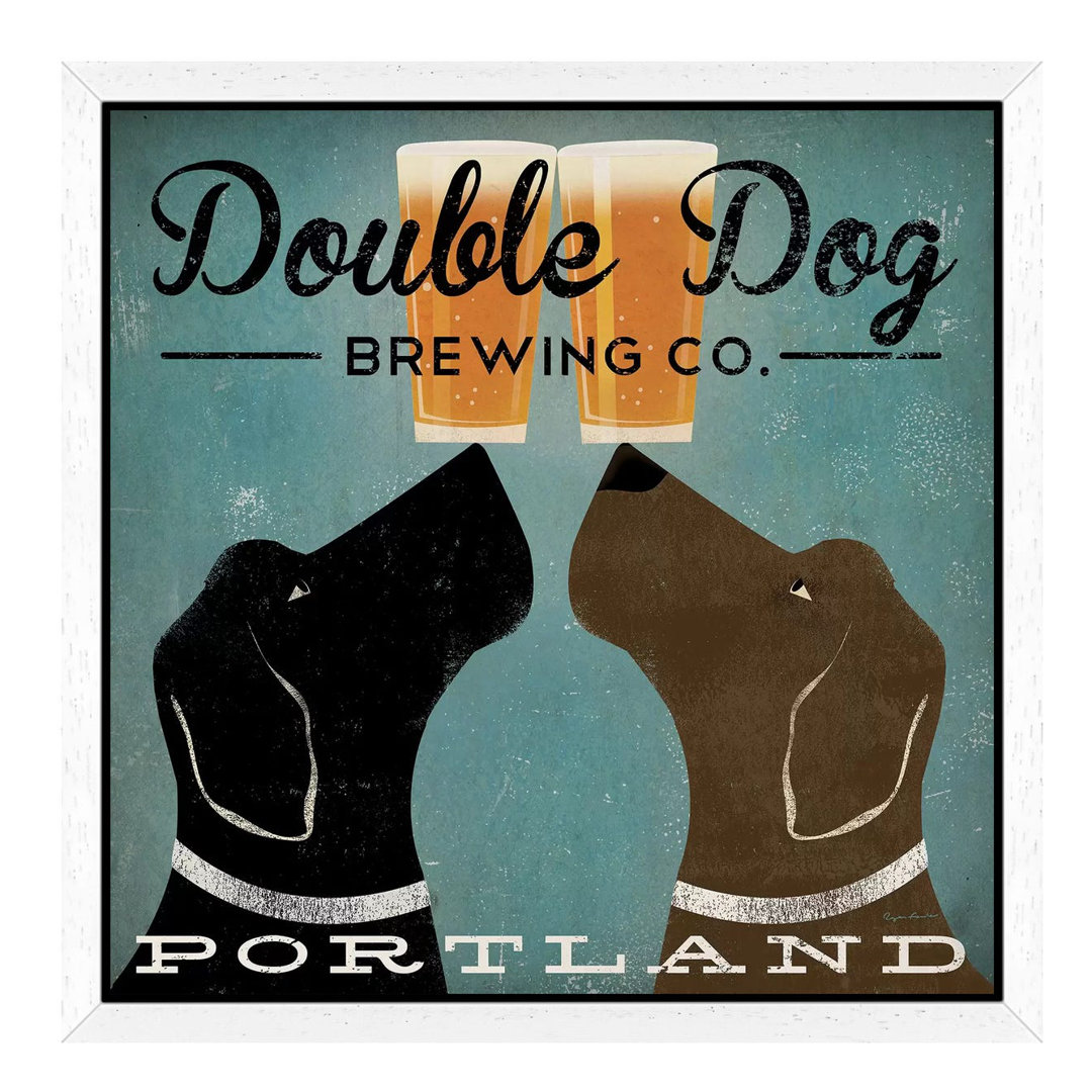 Double Dog Brewing Co. by Ryan Fowler - Print on Canvas