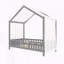 Lit simple au sol avec auvent et rampes Montessori-129502957