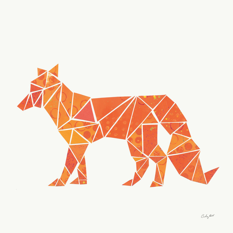 Animal géométrique II, H 12 po x l 12 po x P 1,25 po