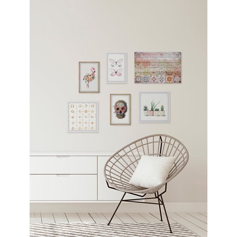 Adinel «Roses Fleurs d'Antan» Hexaptych