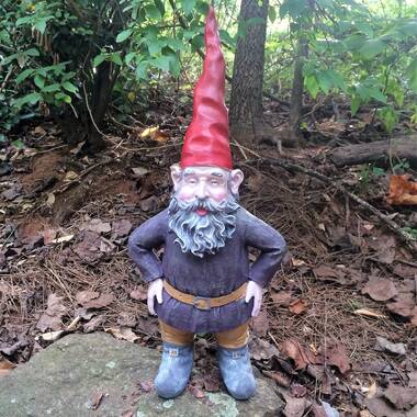 Hi-Line Gift Ltd. Gnome Holding Lantern Garden Statue & Reviews