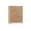 Commode 5 tiroirs en bois massif et manufacturé H 54 po Colleen