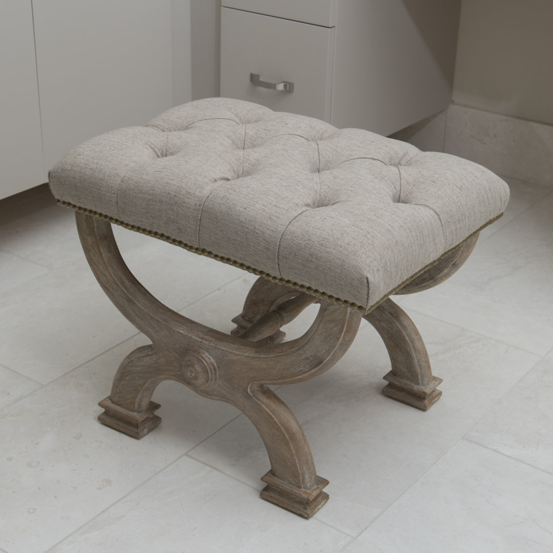 Chapman Solid Wood Accent Stool One Allium Way®