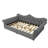 Queen Size Upholstered Daybed with LED Lights and Nailhead Trim – Sofa Bed for Living Room, Gray-1762253703
