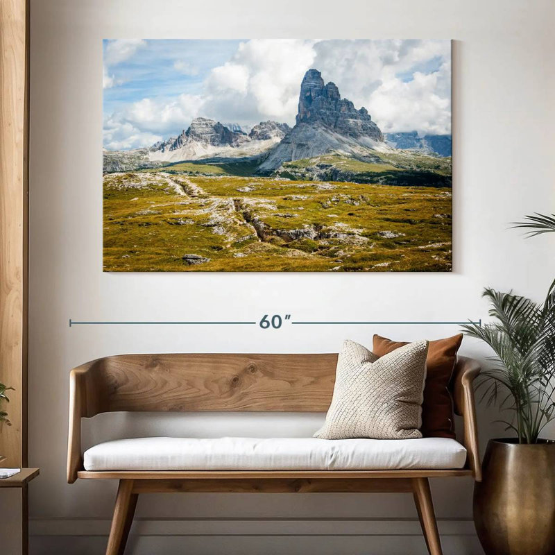Alvord Mesmerizing Dolomites Mountains, 34" H x 51" W