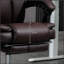 Chaise de bureau de massage Vinsetto avec 6 points de vibration, chaise d'ordinateur inclinable chauffante en cuir PU, hauteur réglable et repose-pieds