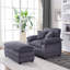 Chaise longue avec repose-pieds Verden-119880378
