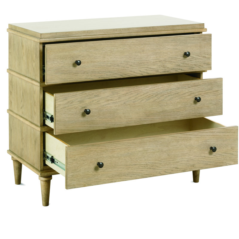 3 Drawer 18" W Solid Wood Dresser