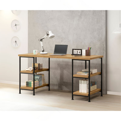 Golden Oak Computer Desk