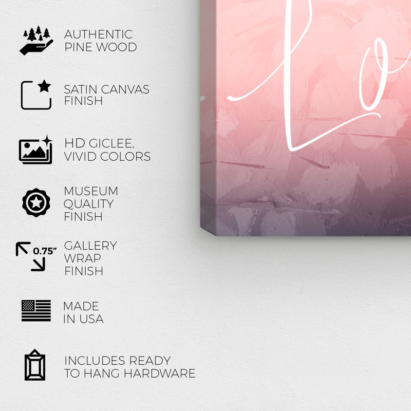 « do what you love », impression encadrée, H 24 po x l 16 po x P 0,75 po, Toile tendue