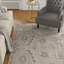 Tapis gris / beige en laine touffeté à la main Elko-1857168433