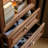 American style all solid wood closed bookcase