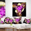 Coussin de conception à fleur fractale Abstract-30719814-30719818-30742395
