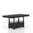 Deep Coffee Counter Height Dining Table