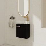 Marilisa 16'' Single Bathroom Vanity with Ceramic Top