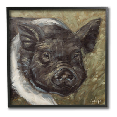 Bc-361_FG " Country Pig Painting " by Sara G. Designs