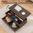 Aviad Lift Top Coffee Table with Multifunctional RGB LED Lights, Hidden Compartment and Drawers-227651394