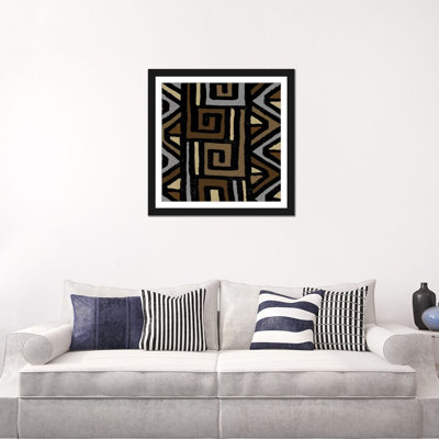 «Mudcloth Geometric Design VI», impression sur toile