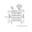 Buffet décoratif européen demi-rond-105325898