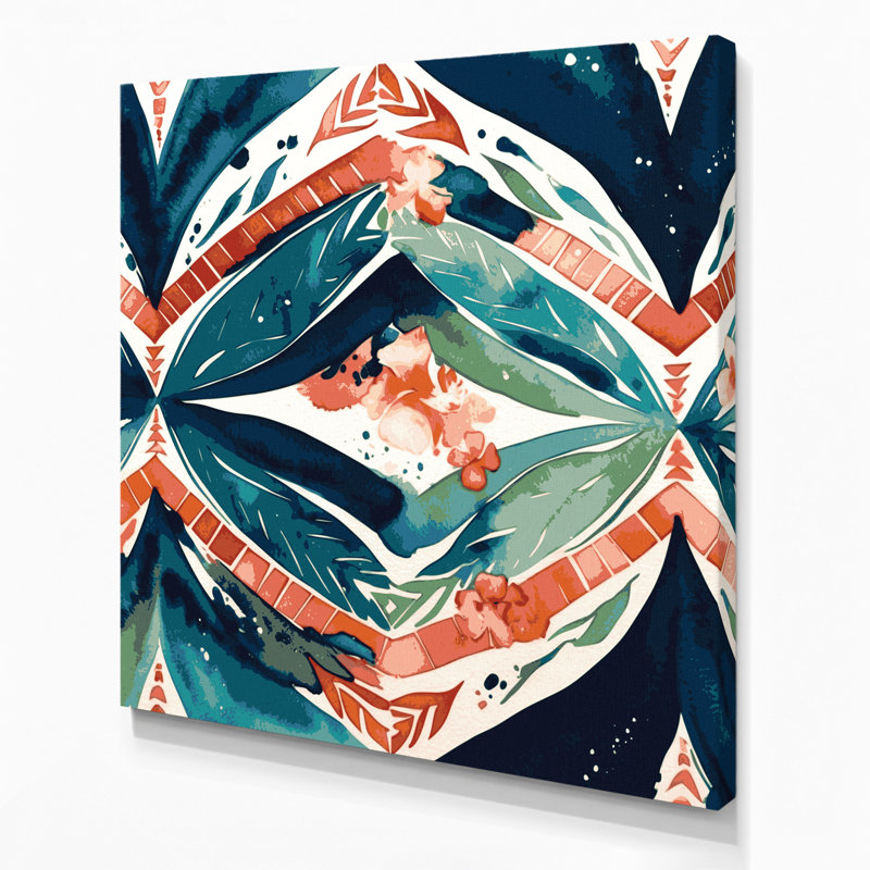 Art mural sur toile hawaïen, H 12 po x l 12 po