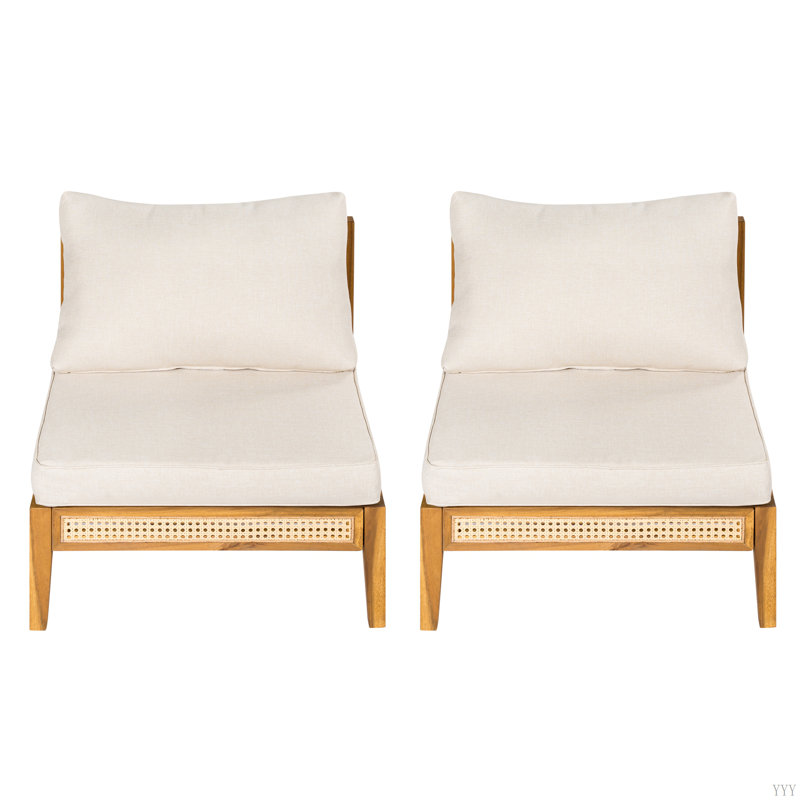 Chaise sans accoudoirs Kirkby, ensemble de 2