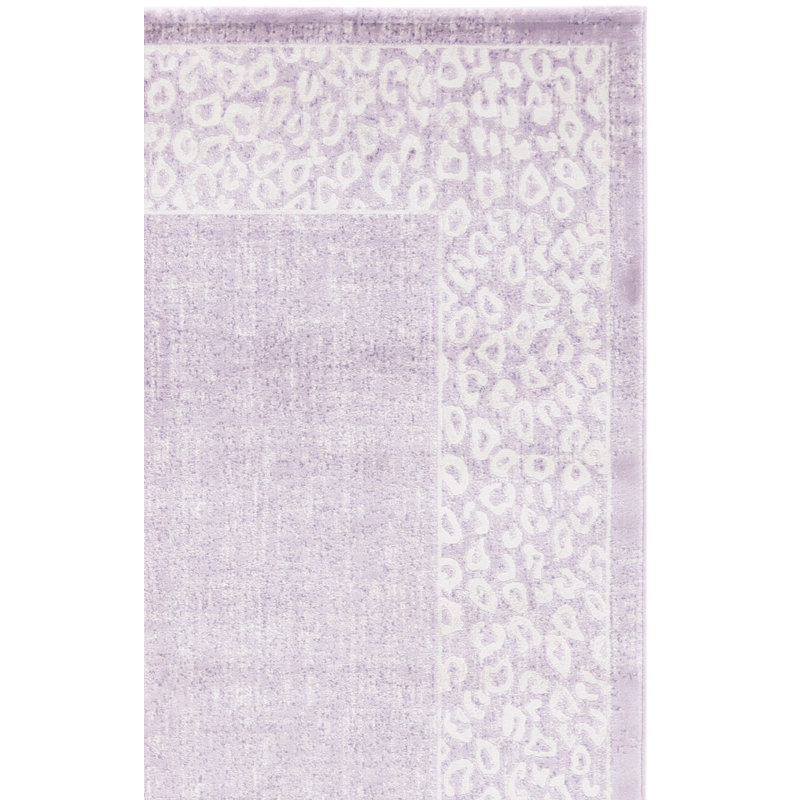 Tapis mauve / beige