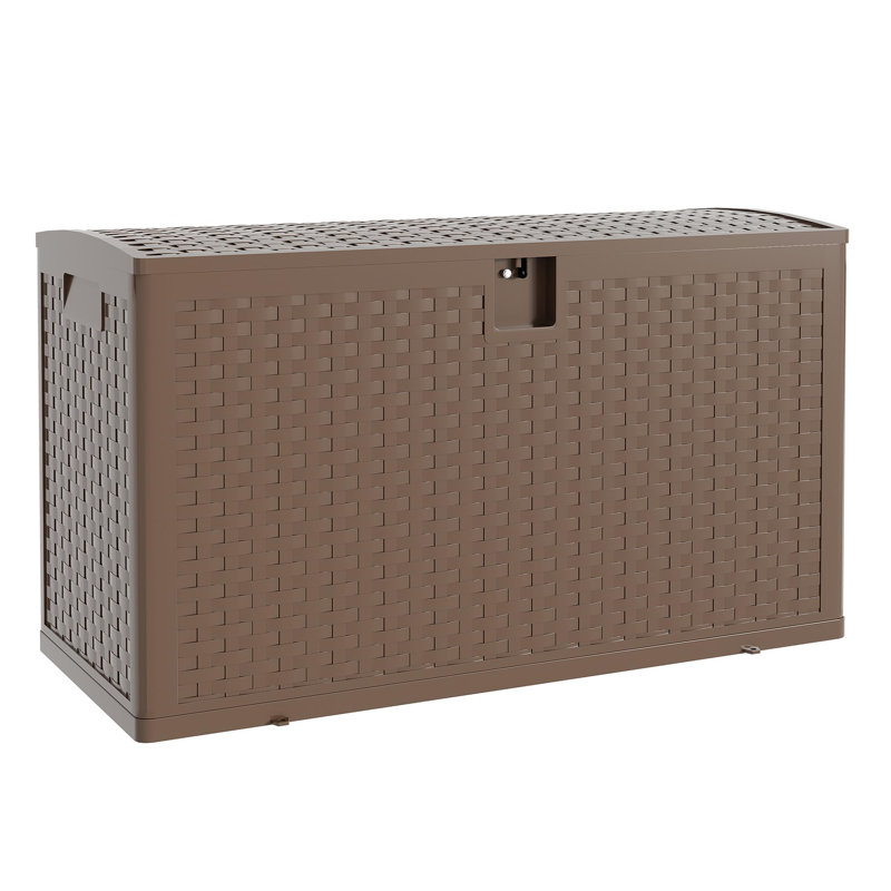 Boîte de rangement en résine 99Gallon Brown