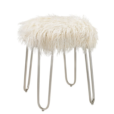 Tabouret de coiffeuse Betty - blanc