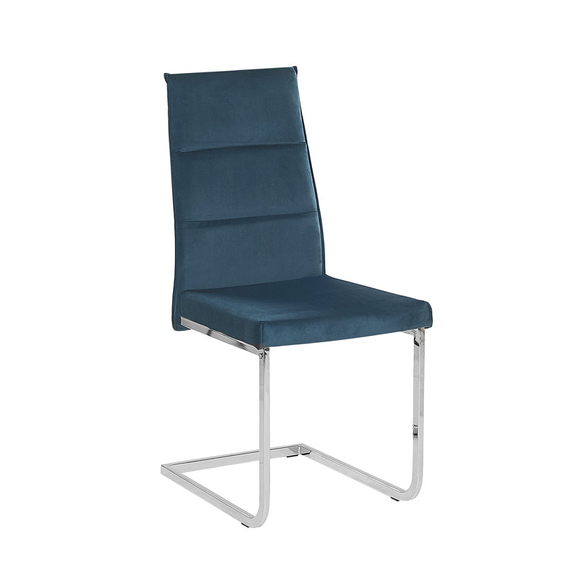 Bruno Upholstered Dining Chair, Blue