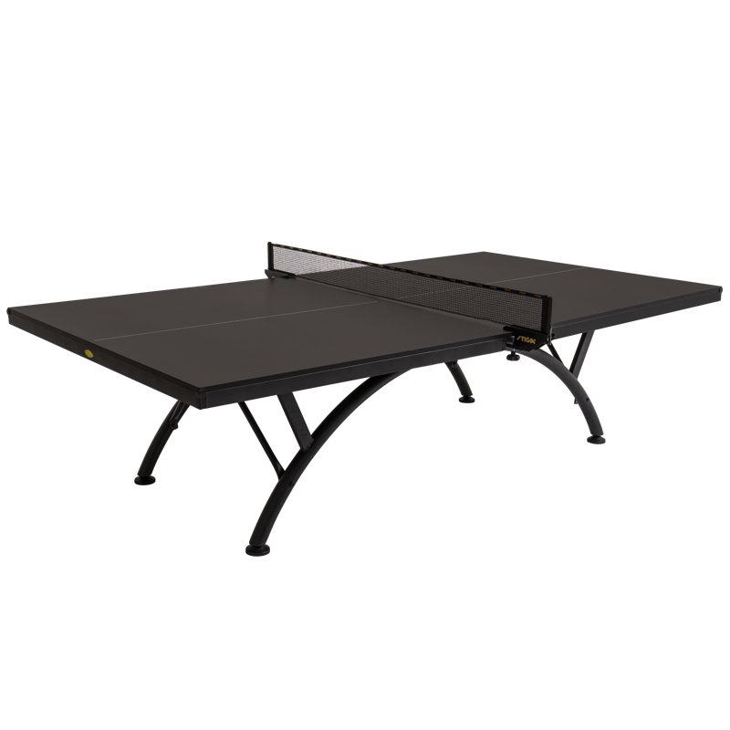 STIGA Raven Contemporary + Modern Indoor Table Tennis Table with Tournament Grade Net Set