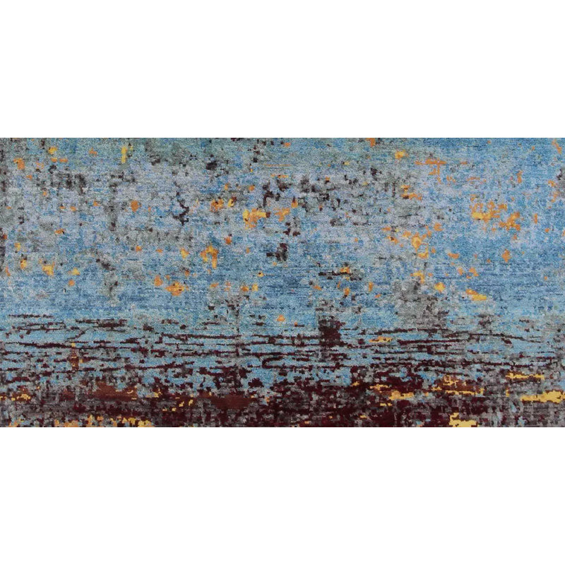 Geometric Hand Knotted 177cm X 236cm Area Rug