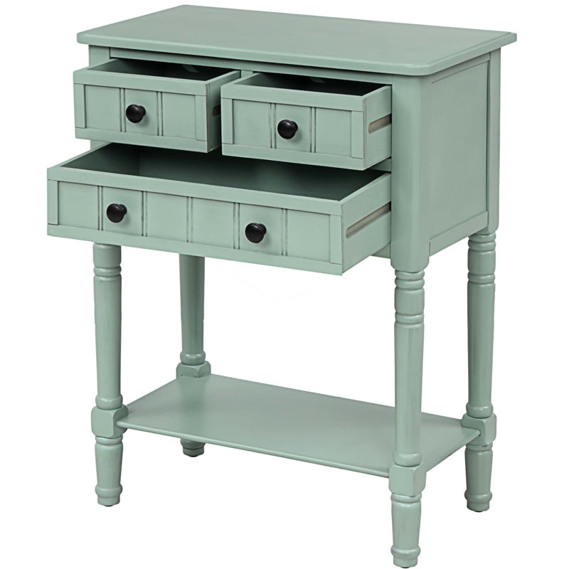 Console 23,7 po Desilva, Bleu antique