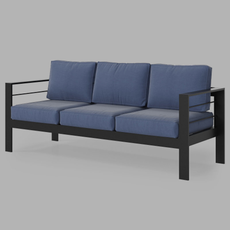Aluminum Outdoor Patio sofas, Blue