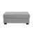 Upholstered Light Gray Square Corduroy Ottoman with Solid Wood Legs, Single Ottoman Modular Part For Sectional Sofa-1655143569-1673159786