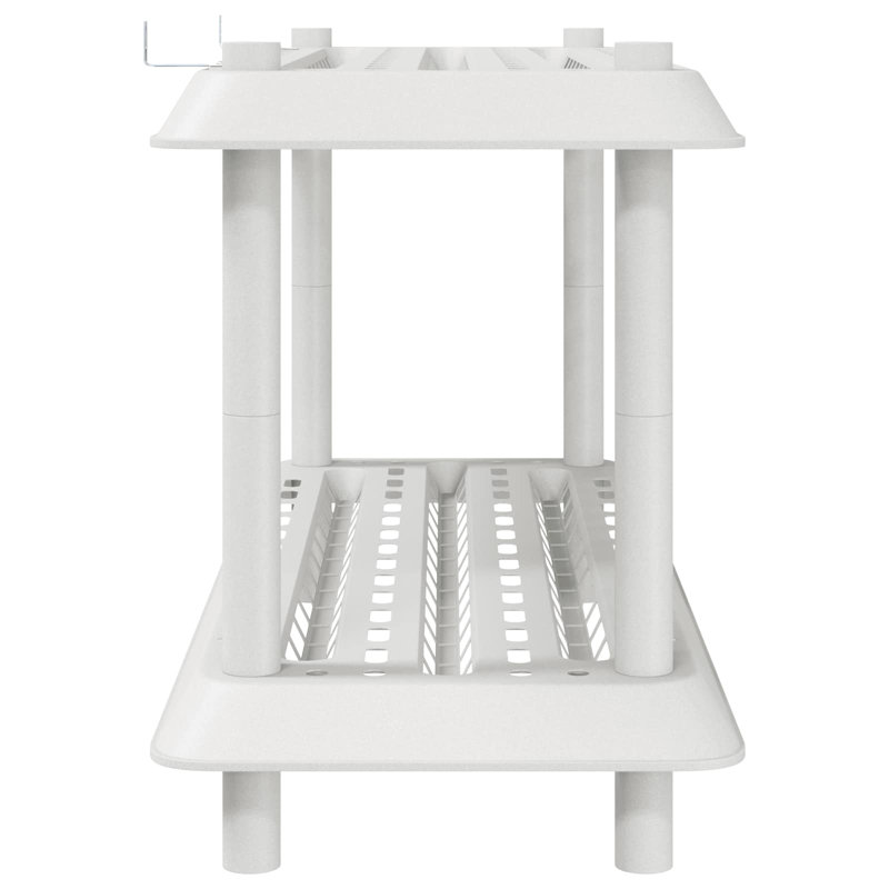 100 cm W Shelving Unit, 55.5cm H x 100cm W x 40cm D, White